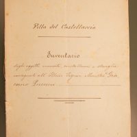 Inventario degli oggetti di Puccini