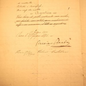 Inventario degli oggetti di Puccini